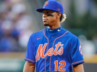 Now batting for the New York Mets. Number 12. Francisco Lindor. Number 12.